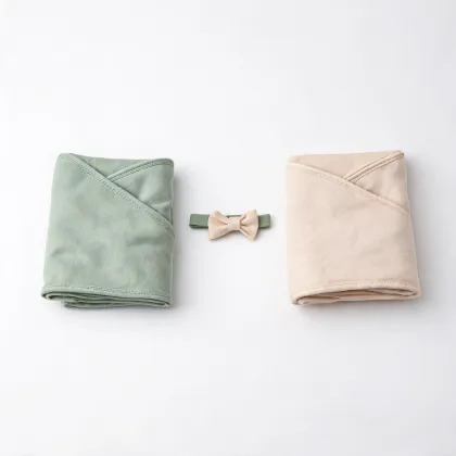 Organic cotton swaddle set
